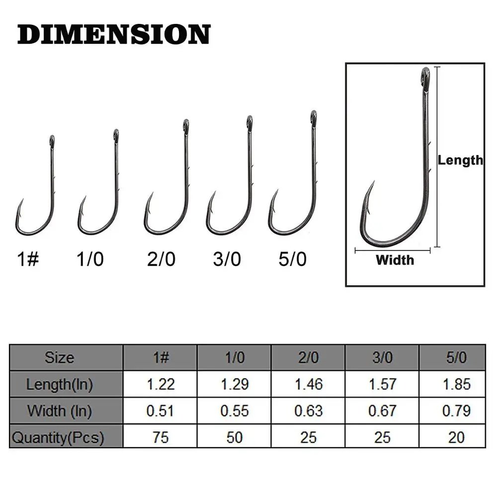 10 Crochets De Fuite Étincelants Taille 4/0 Pour Spinner - Brochet, Muskie