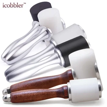 

Leather Craft Carving Hammer,Heavy Handle Hammer Small Noise,Convenient Leather Making Tool Hammers for Leather Craft Nylon Beat