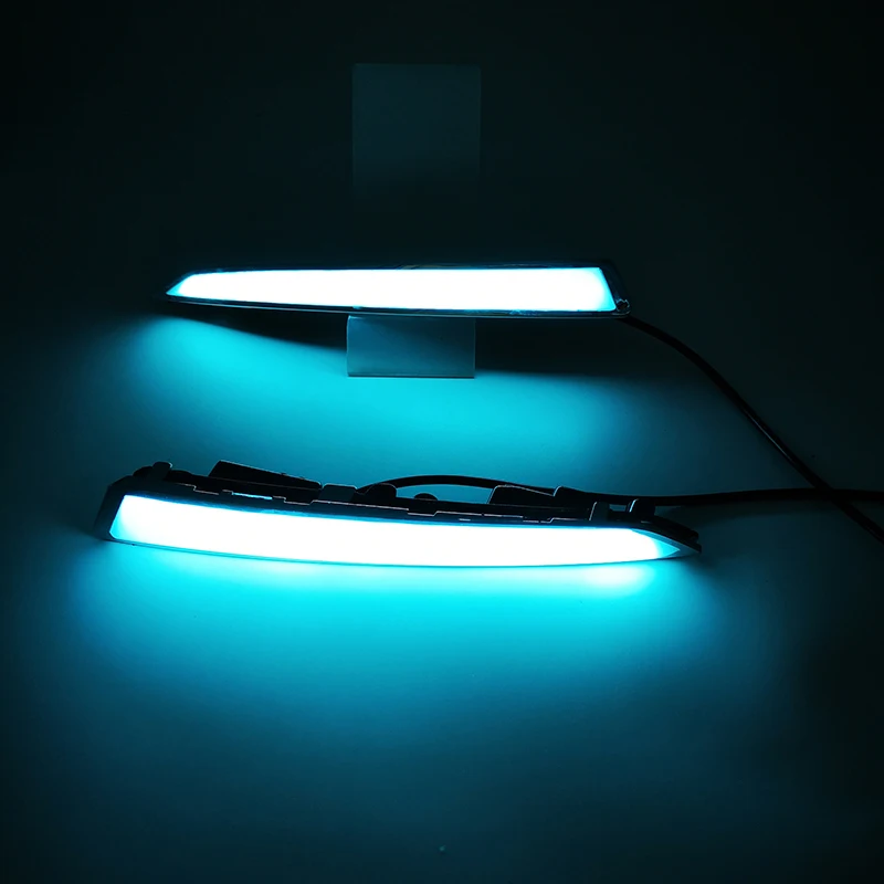 Car Flashing 2Pcs For Ford Kuga Escape 2013 2014 2015 2016 LED DRL