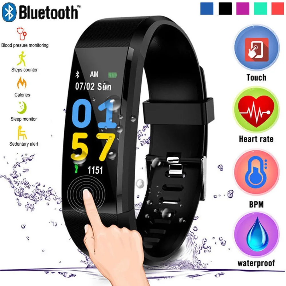 

2019 NEW Smart Watch Women Men High Breathable Strap Sport Watch Waterproof with Call Message Reminder Heart Rate Smartband Men