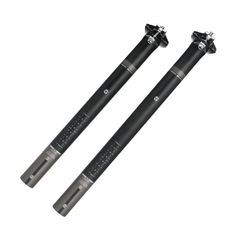 NEW TOSEEK Carbon Seatpost Accessory Mountain/Road Bike Seat Post Bikes Parts Bicycle Tige De Selle carbon fiber Bicicleta | Спорт и