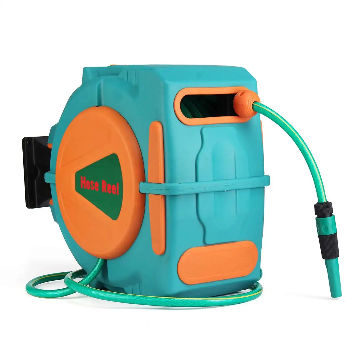 

20M 3/4" Auto Rewind Garden Water Hose Reel Flexible Retractable Automatic Wall Mounted Outdoor Spray Water Garden Garage Tool