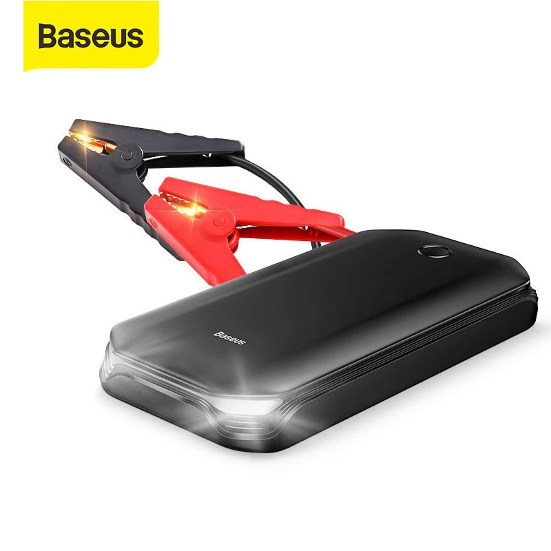 Baseus Power Bank Car Jump Starter Battery 12V 800A Portable Vehicle Emergency Battery Booster for 4.0L Car Power Starter