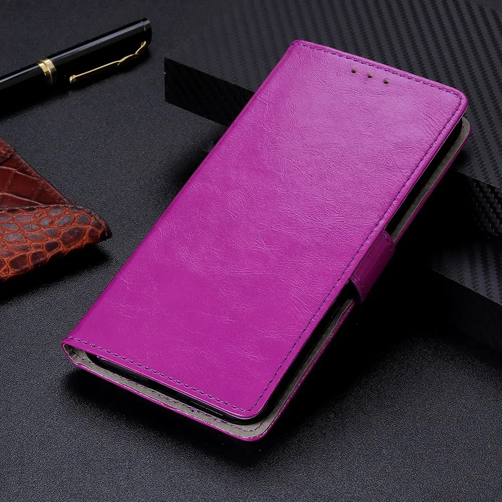 Для zte Blade A3 A7 (2019) L8 защитный чехол из искусственной кожи складной Стенд против