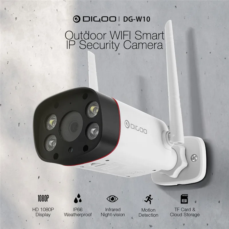 DIGOO, ip-камера 1080 P, беспроводная, домашняя, для безопасности, Wi-Fi камера, 2МП, сеть видеонаблюдения, двухстороннее аудио, детский монитор, ночное видение