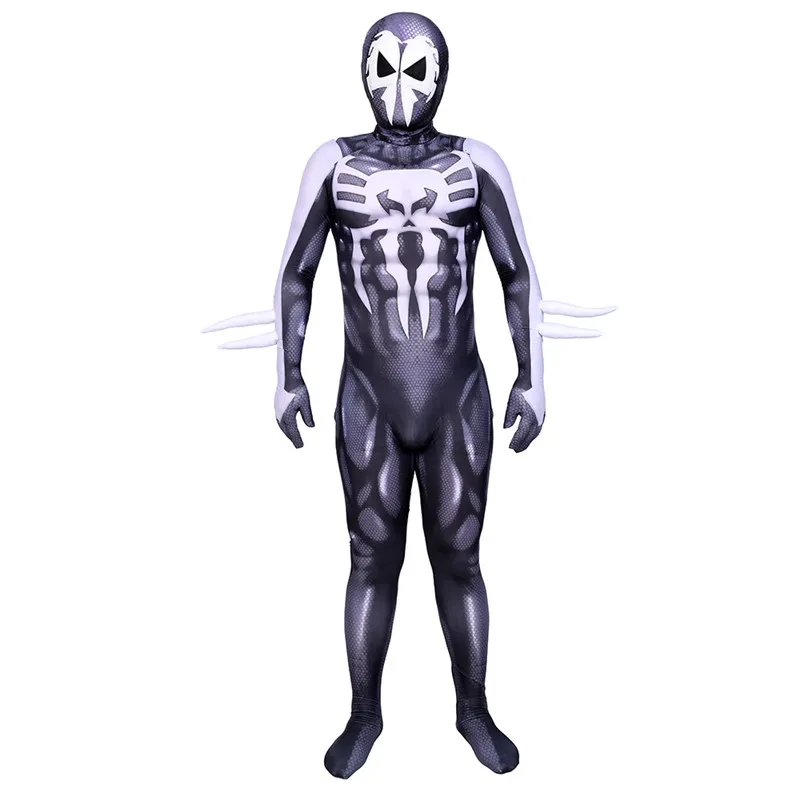 2099 Мигель О 'Хара, Spider-man, Костюм Супергероя человека-паука, цельный костюм зентай, Детский комбинезон для взрослых
