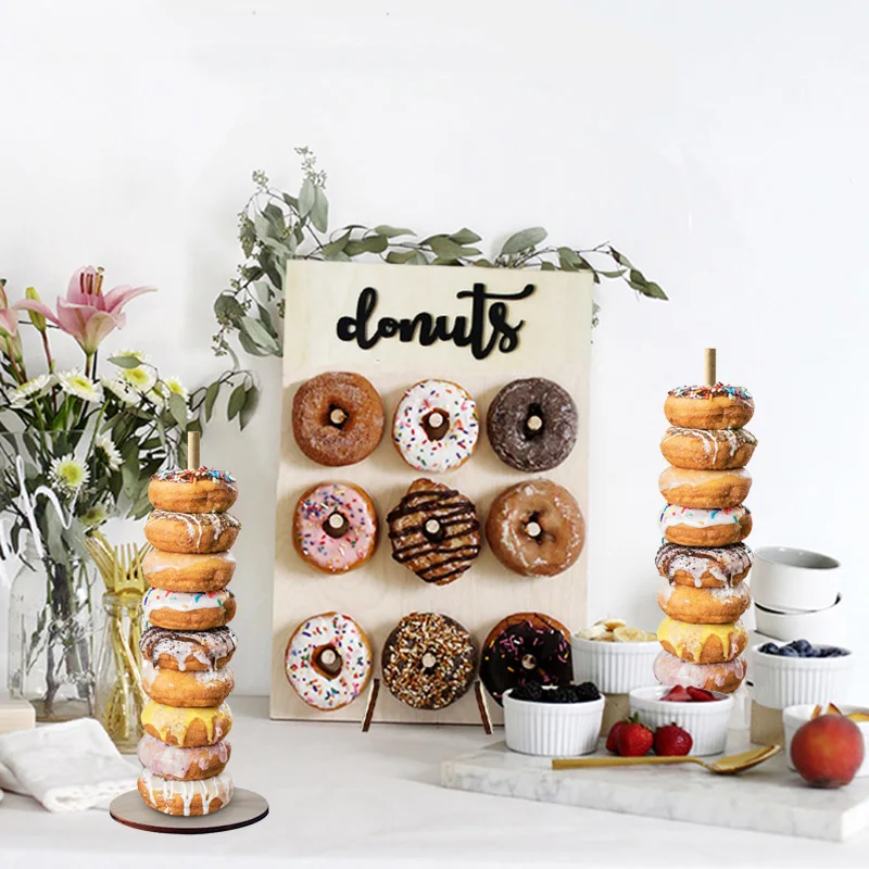 Donut Wand Ständer Hochzeit Party Geschenk Display Behandeln Dekoration Hält 