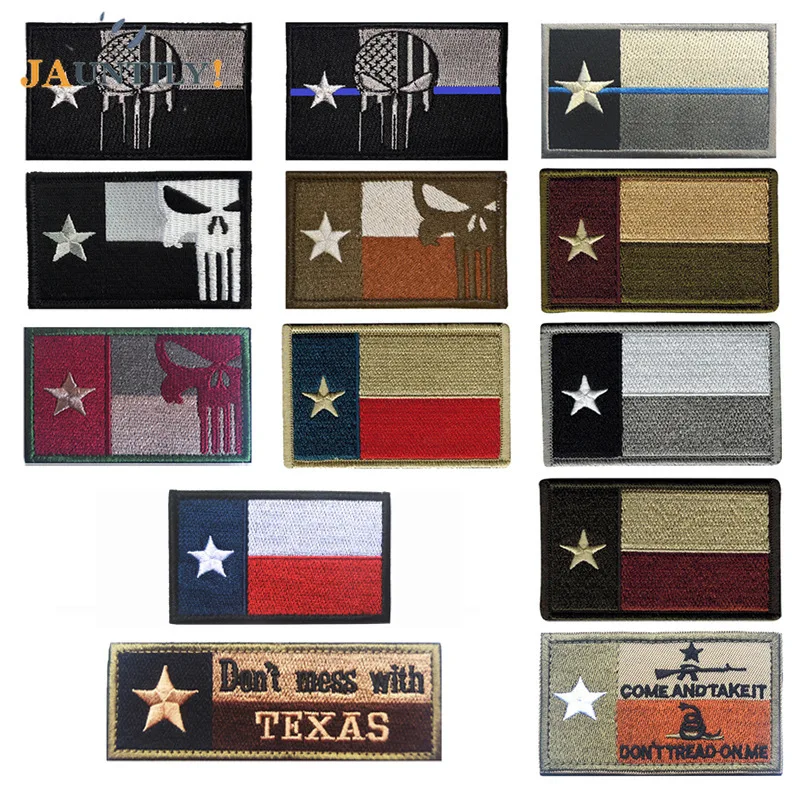 Subdued TEXAS State Flag Tactical Patch 