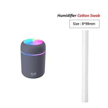 

10 Pieces 98*8mm Humidifiers Filters Cotton Swab for USB Air Ultrasonic Humidifier Aroma Diffuser Replace Parts Can Be Cut