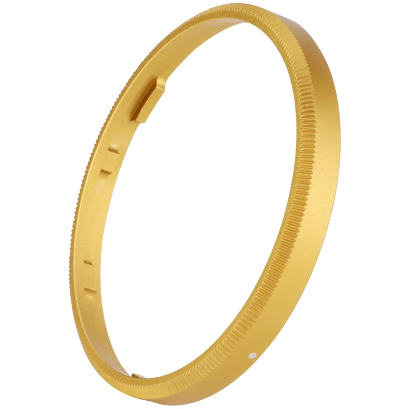 Haoge Rrc-gr3xk Ouro Metal Decorar Anel Boné para Ricoh Gr3x Griiix Câmera Substitui Gn2