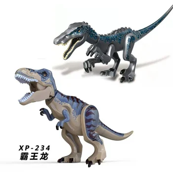 

lepining Jurassic World 2 Brutal Raptor Dinosaur Figures Building Blocks Bricks lepining Dino Toys Dinosaurios