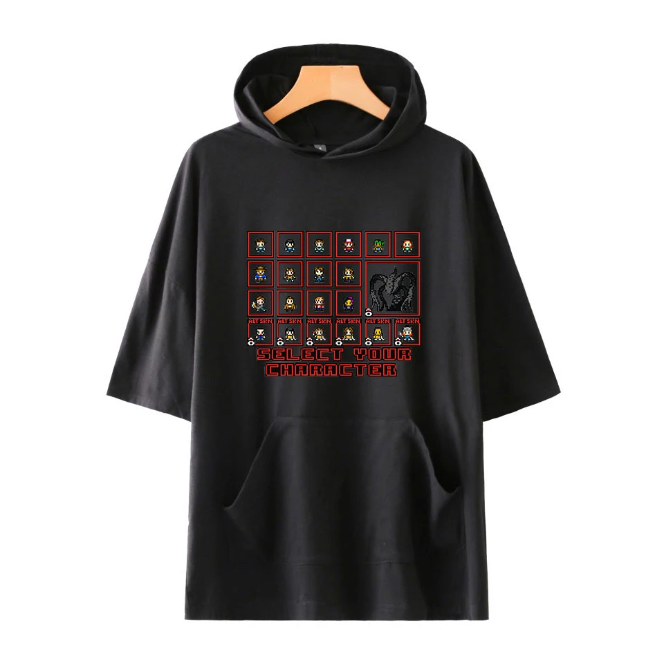 Mens Tees Summer Men Short Sleeve Sweatshirt Hooded T Shirt MaleRiver Valley Town Sports Wear Tracksuit Tops Tees 4XL