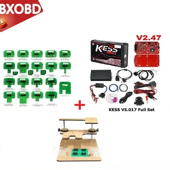 

Online V2.47 EU Red Kess V5.017 OBD2 Manager Tuning Kit KTAG V7.020 4 LED Kess V2 5.017 BDM Frame K-TAG 7.020 ECU Programmer