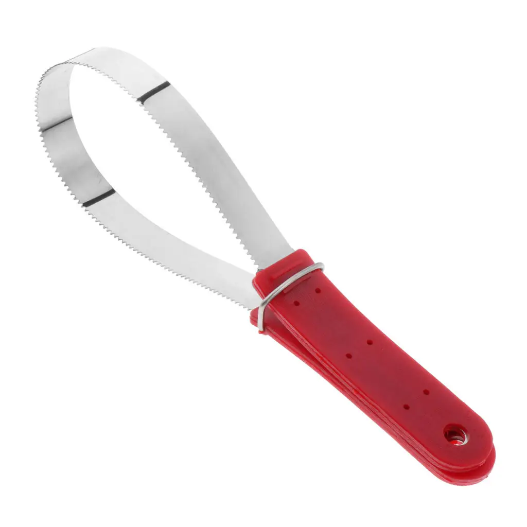Stainless Steel Metal Animal Equine Sweat Scraper Shedder Shedding Blade for Horse Random Color Outbit Equine Sweat Scraper
