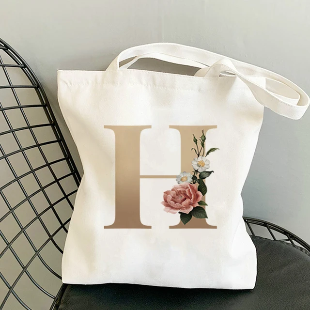 Tote Bag Anime Women Cotton on the Frame Shorts Bags Paper Shopping for Boutique Flower Letter Cart Woman Raffia Shoppers With H
