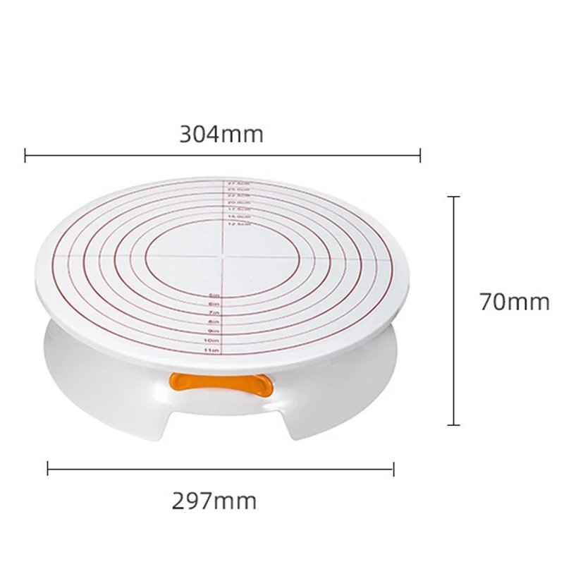  15Pcs Multi-Function Cake Decorating Kit Cake Turntable Set Pastry Tube Fondant Tool Kitchen Desser