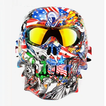 

Motocross Motorcycle Goggles Bike Goggles Mask New Fashion Visor Ski Safety Glasses UV ProtectionSki Safety Mask Glasses