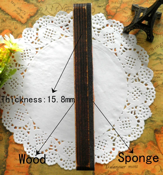 Новые черные бороды деревянные штампы скрапбукинга C-361-17 резки