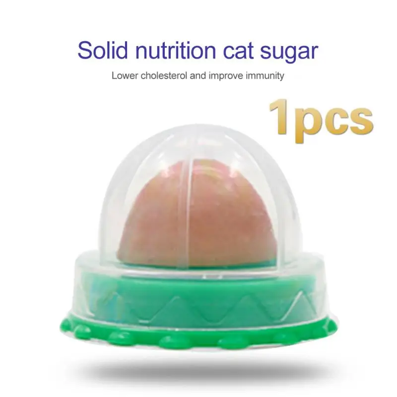 Fixed-abled Keep Healthy Cat Catnip Snacks Catnip Candy Licking Nutrition Energy Ball Kitten Toy High Quality Pet Product Candy 