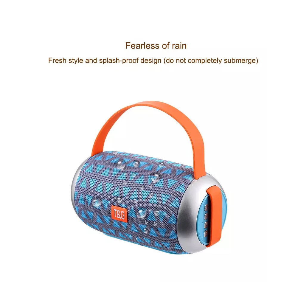 Портативный беспроводной Bluetooth динамик Mini TG Fabric с супер басами сабвуфер бумбокс