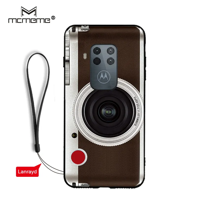 Чехол для Motorola One Zoom ретро-камера кассетные ленты Мягкая силиконовая задняя