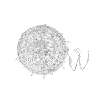 

Commercial Grade Indoor/Outdoor Christmas Starlight Sphere, Warm White Light