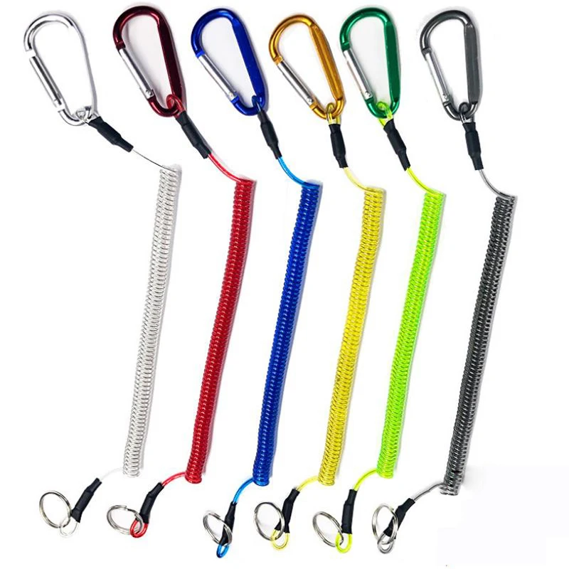 Description Picture 4 of itemCrazy Shark 1pcs Fishing Ropes Fishing Tools Boat Camping Fishing Lanyards Spring Coil Secure Lip Grips Pliers Tackle Tool