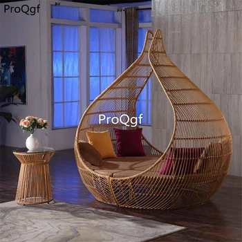 

Ngryise 1 set luxurious rattan bed indoor or outdoor