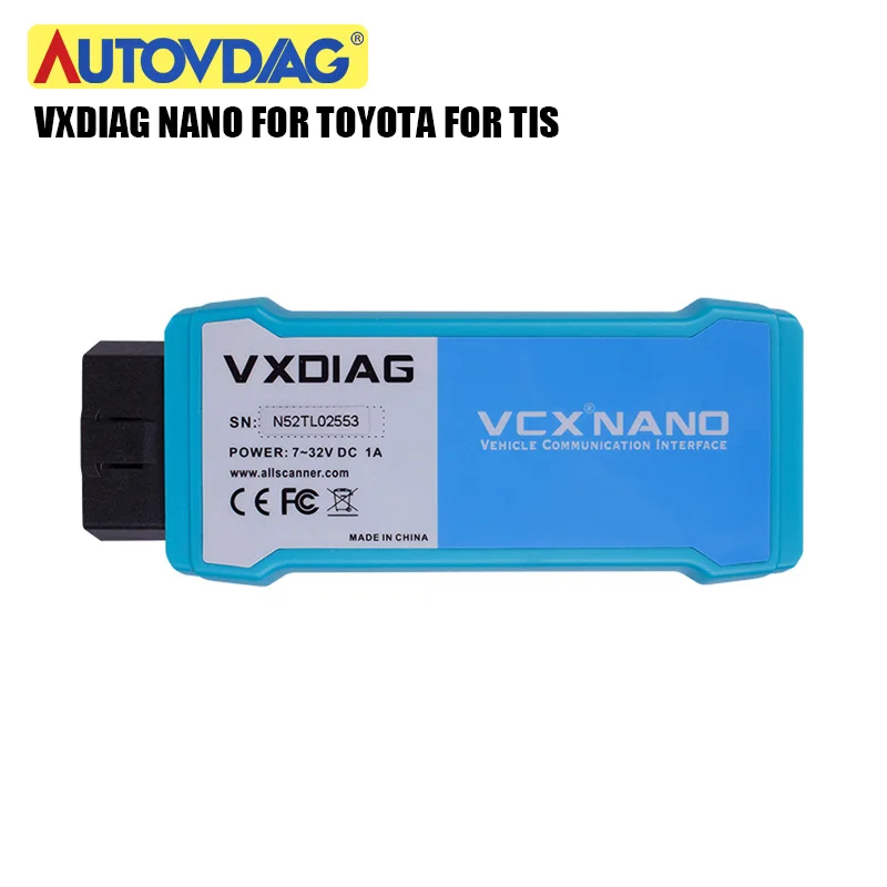 VXDIAG VCX NANO OBD2 сканер для TOYOTA Lexus TIS V14 Techstream V15 совместимый с программирующим