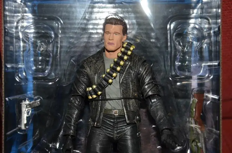 NECA Терминатор 2: Судный День T 800 Шварценеггер ПВХ фигурка Коллекционная модель