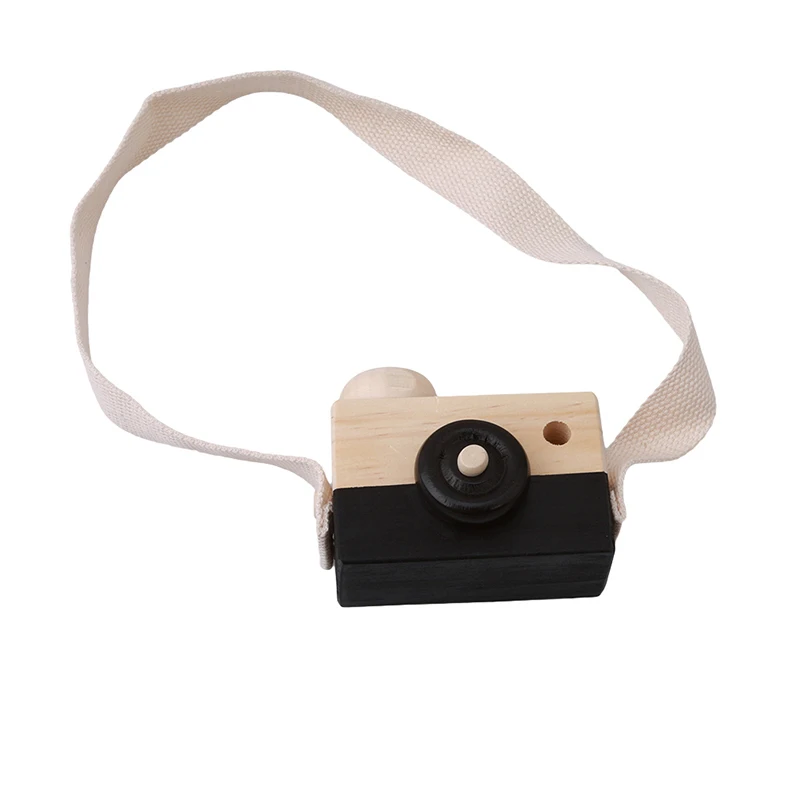 Nordic Hanging Wooden Camera Toy 10*8*5.5cm Room Decor Furnishing Articles Baby Birthday Toy Gifts For Children