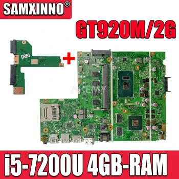 شراءاللوحة الأم X541UVK اللوحة الرئيسية لشركة آسوس X541UVK X541UJ X541UV X541U F541U اللوحة الأم للكمبيوتر المحمول ث/4GB RAM/I5-7200U/AS GT920M/V2G
