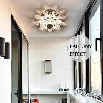 

Becornce Modern LED Ceiling Light 3W/5W/7W Iron Wall light Laser Engraving Design Aisle Lights Home Living Room Bedroom Decor