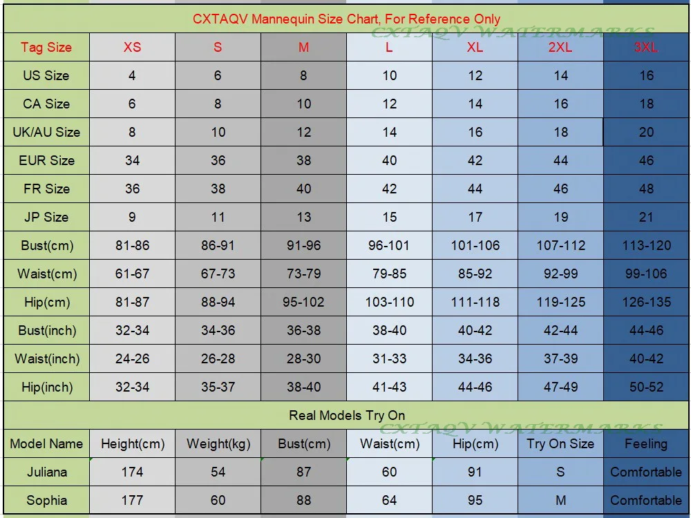 号手和爱沐语泳装通用尺码表 - 水印后