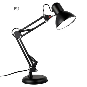 Günstig Flexible Tisch LED Lampe Auge Schützen Clamp Schaukel Arm Clamp Lampe Hause Büro Moderne Studio LED Schreibtisch Licht