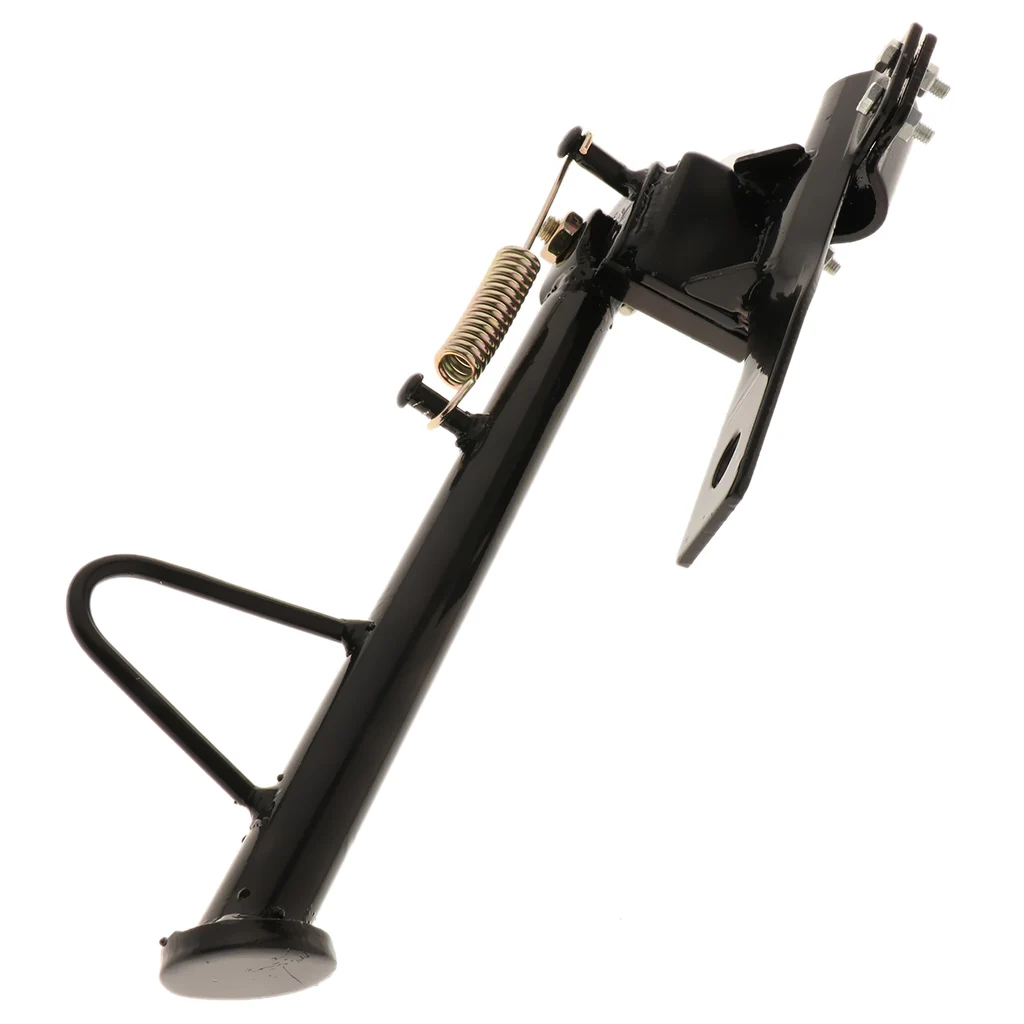 Motorcycle Sidestand Kickstand Motorbike Kickstand Side Stand Leg Prop Parking Racks & Spring For Buggy Dirt Bike ATV Quad Etc