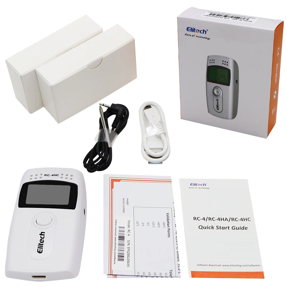 Enregistreur De Données Température Et Humidité RC-4 USB – Moniteur Portable Pour Chambre Froide, Serre, Etc.