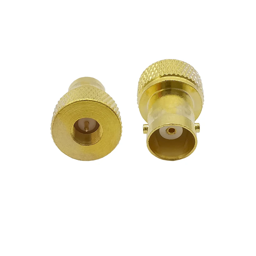 Allishop 100 шт. BNC Женский Джек SMA Джек РФ Coax адаптер конвертер Прямо Goldplated Позолоченные Телевизионные антенны адаптер