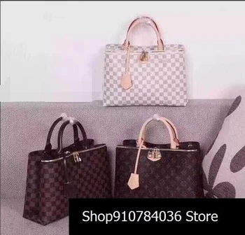 

Luxury Louis Vuitton LV- Leather Handbags Women Bags Designer Brand Women's Shoulder Bags Large Capacity Ladies Hand Bags L68