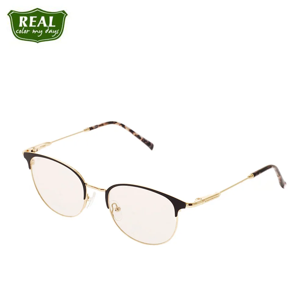 

REAL Fashion Women Glasses Metel Classic Frame Myopic Glasses Optical Glasses Reading Eyewear Half Frame Brand Designer Unisex