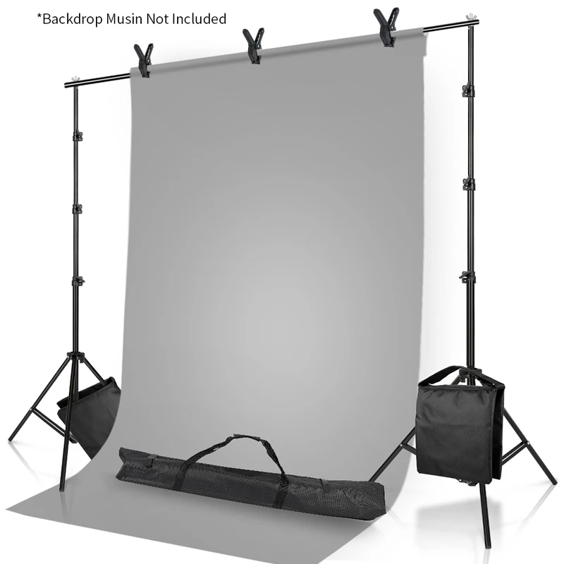 Студия фото видео студия 9,8 футов широкий крест бар 8,5 футов высокий Фон Стенд фон поддержка системы комплект с сумкой для переноски