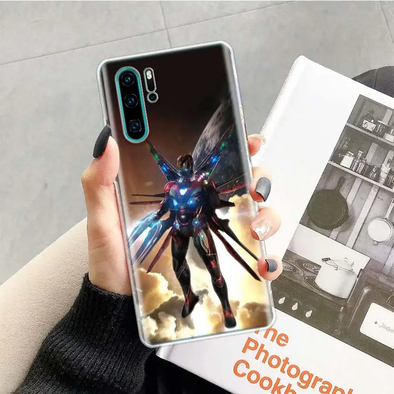 Чехол Железный человек Марвел Мстители для huawei P20 P30 P Smart Z Plus P10 mate 30 10 20 Lite Pro силиконовый чехол для телефона