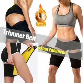 

Black Body Shaper Slimming Belt Burn Cellulite Wraps Legs Lose Thigh Slimmer Body Shaper New