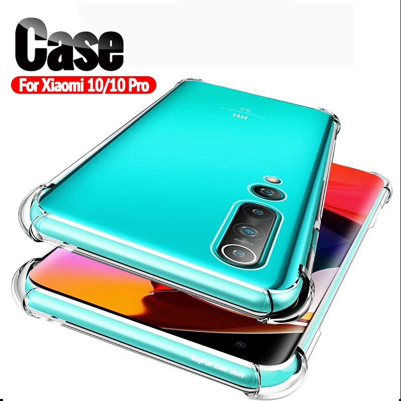 Для Xiaomi 10 Pro защитные чехлы для Xiomi 10Pro mi10 pro mi10pro мягкий прозрачный противоударный
