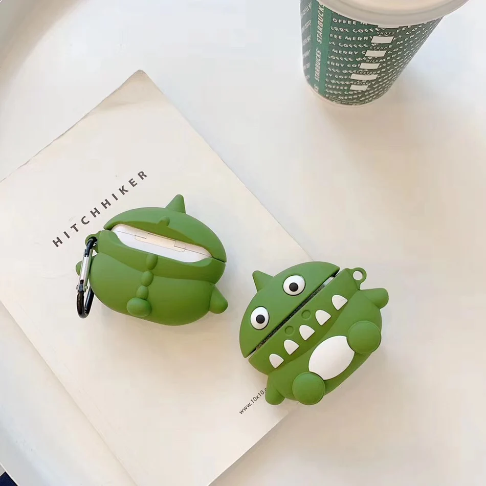3D чехол для наушников для Airpods Pro Чехол Силиконовый утиный поросенок Мультяшные наушники/Earpods чехол для Apple Air pods Pro 3 чехол Брелок