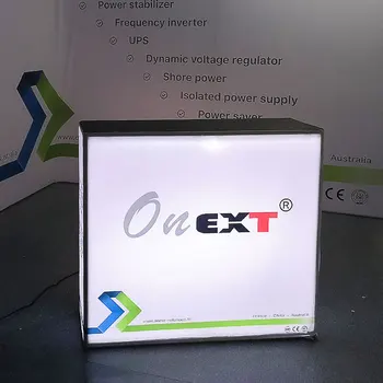 

150cm Indoor Exhibition Display Trade Show Booth Advertising Led Counter Table With Aluminum Alloy Frame And Custom Logo Print