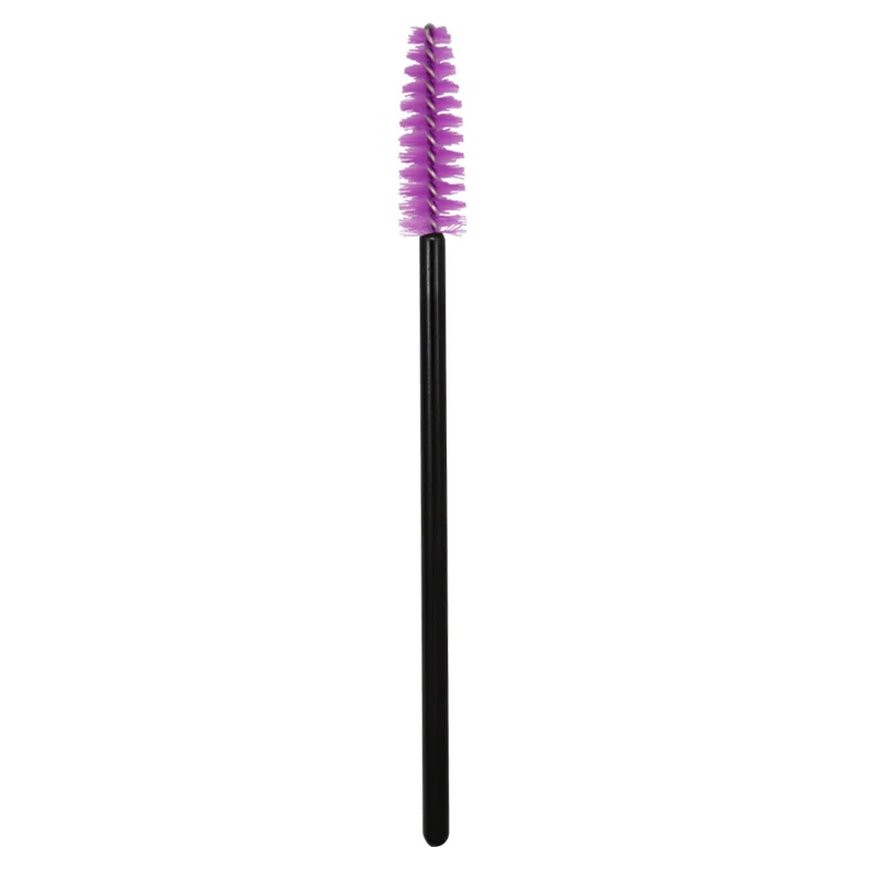 50pcs purple red 1/50 шт одноразовые нейлоновые палочки для туши для ресниц синие золотистые синие ручки кисти для ресниц кисти для макияжа Инструменты для наращивания ресниц - Handle Color: 50pcs purple red