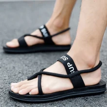 

Male Sandal EVA Non-slip Sandals for Men Clogs Summer Beach Shoes Flats Casual Flip Flops Plus Size Hook & Loop Sandals Slides
