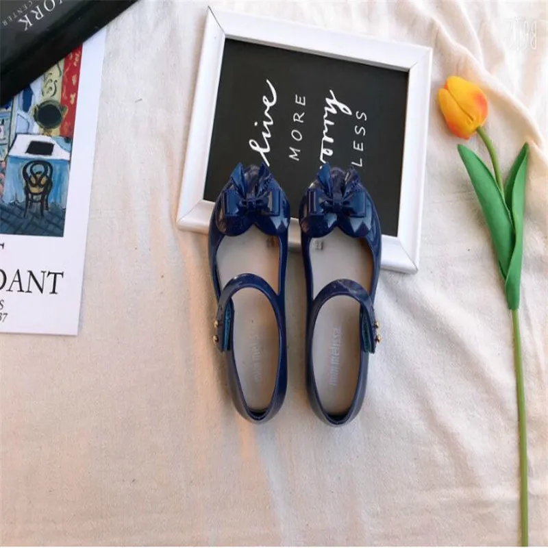 Mini Melissa/Новинка года; прозрачные сандалии для девочек; летние сандалии с короной; милые детские сандалии Melissa; пляжная обувь; обувь для малышей; 13-18 см