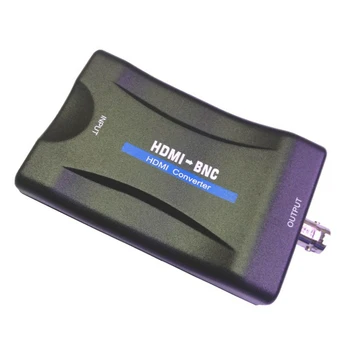 

SOONHUA HDMI To BNC Converter Adapter Female HDMI In Analog CVBS Out Component Converters With Charging Cable